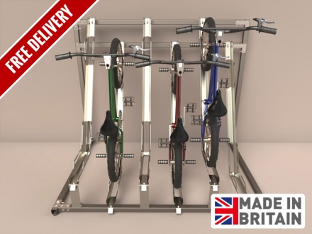 Semi Vertical Rack - CYCLERAX.co.uk